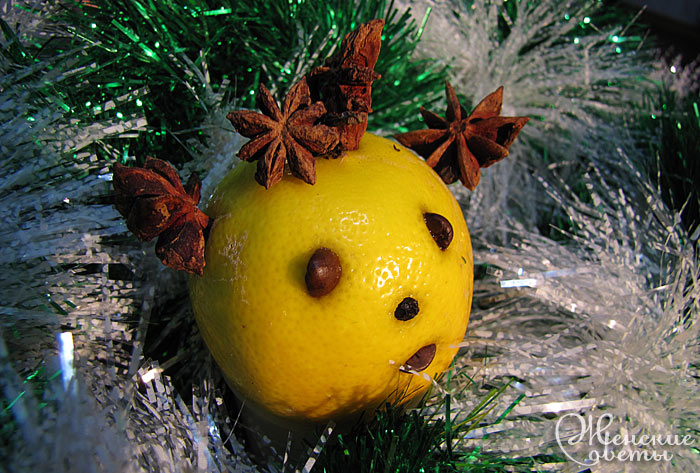 Помандер pomander из лимона