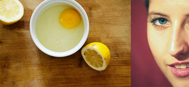 Маска экспресс-эффект для жирной кожи из яйца и лимонного сока