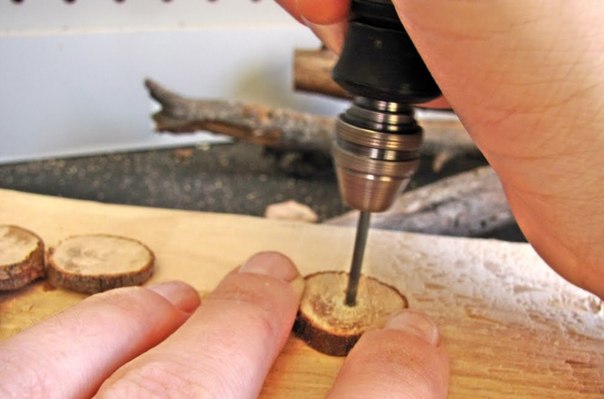 Как сделать Деревянные пуговицы своими руками фото-мастер-класс